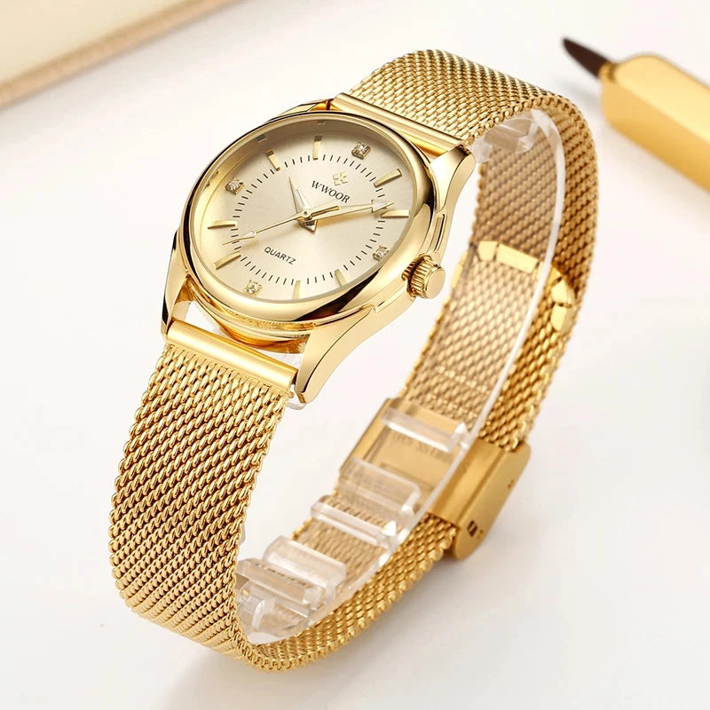 Elegant Diamond Ladies Gold Dress Watch Quartz Wrist | Cyprus InterCyprus Trading Ltd Elegant Diamond Ladies Gold Dress Watch Quartz Wrist | Cyprus InterCyprus Trading Ltd