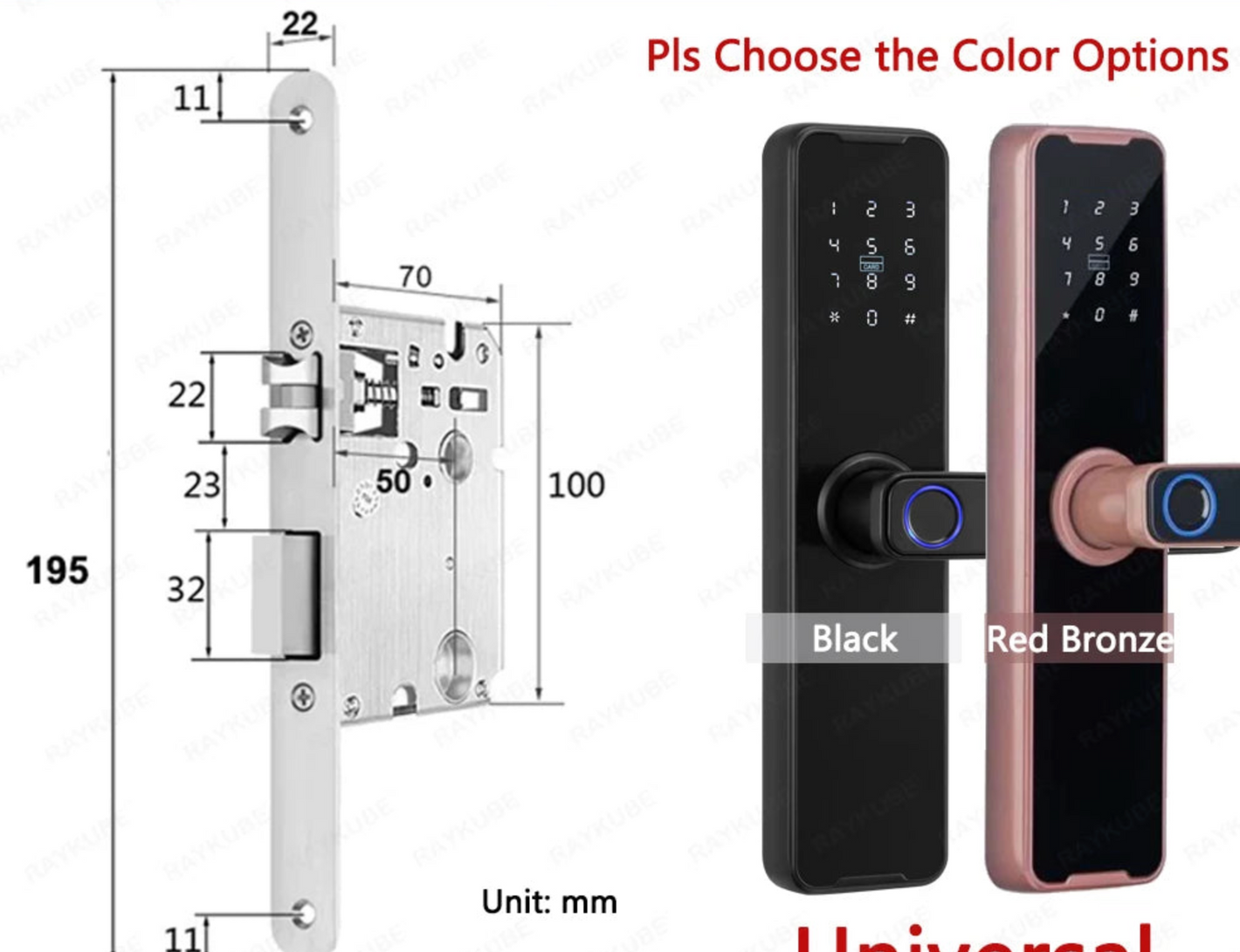 Locks and door locks