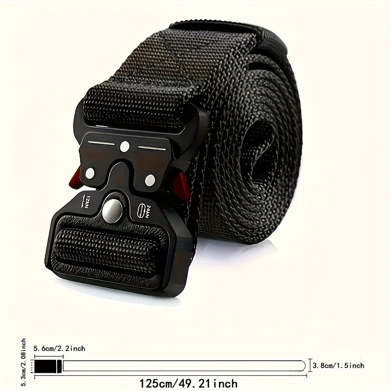 Tactical Multi-Function Men's Belt - Durable, Versatile, Perfect for Outdoor Adventures