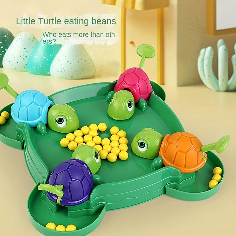 Little Turtle Eating Beans Grabbing Beads Toy - Educational Parent-child Game