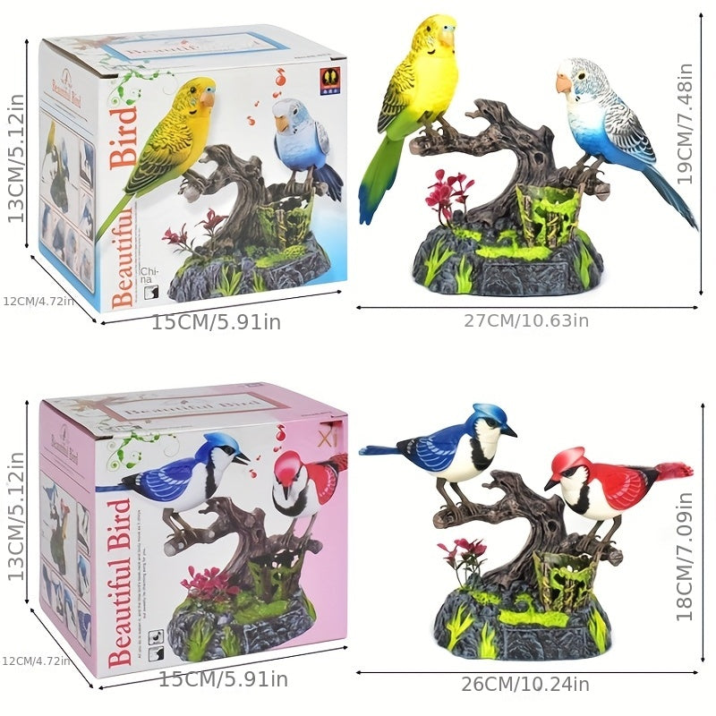 Interactive Voice-Activated Parrot Decoration &amp; Toy