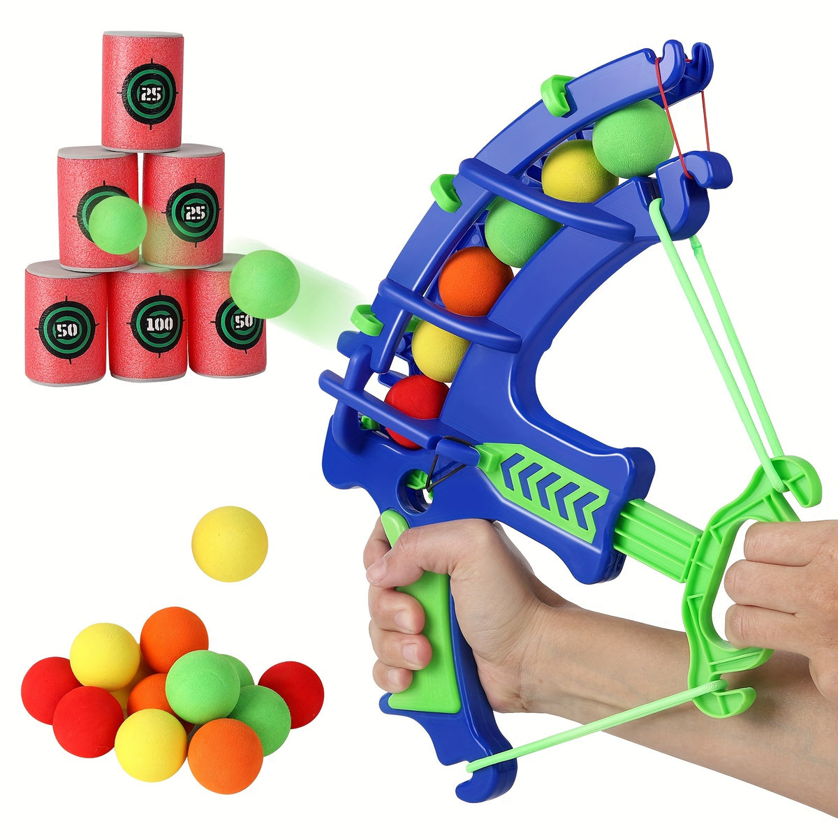 Soft Bullet Shooting Target Toy Set - Fun Learning Game for Kids 3-6 Years Old