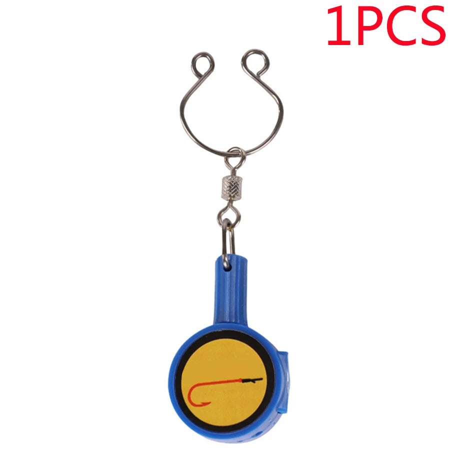 1/2 PCS Fast Tie Nail Knotter Cutter Fishing Supplies/Goods/Tackle/Accessories ABS Fishing Quick Knot Tying Tool Cover Hooks C1  1PCS