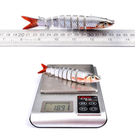 10/14cm Sinking Wobblers Fishing Lures Jointed Crankbait Swimbait 8 Segment Hard Artificial Bait For Fishing Tackle Lure