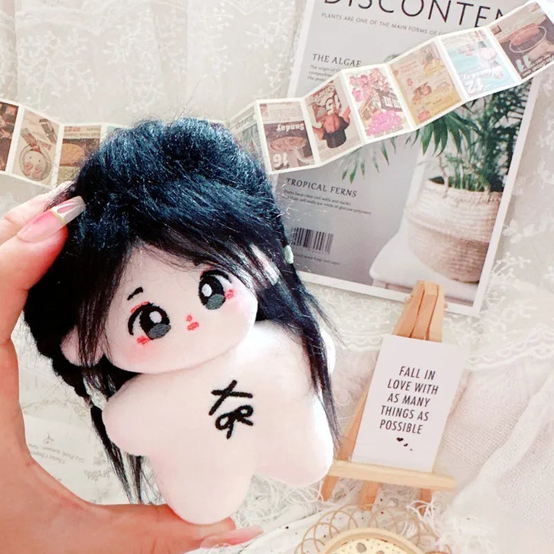 10cm Cute Pink Pink Fragrant Wind Set Plush Doll Kawaii Stuffed Soft Idol Cotton Doll DIY Clothes Accessory for Girls Kids Gifts doll 6 / fit 10cm doll