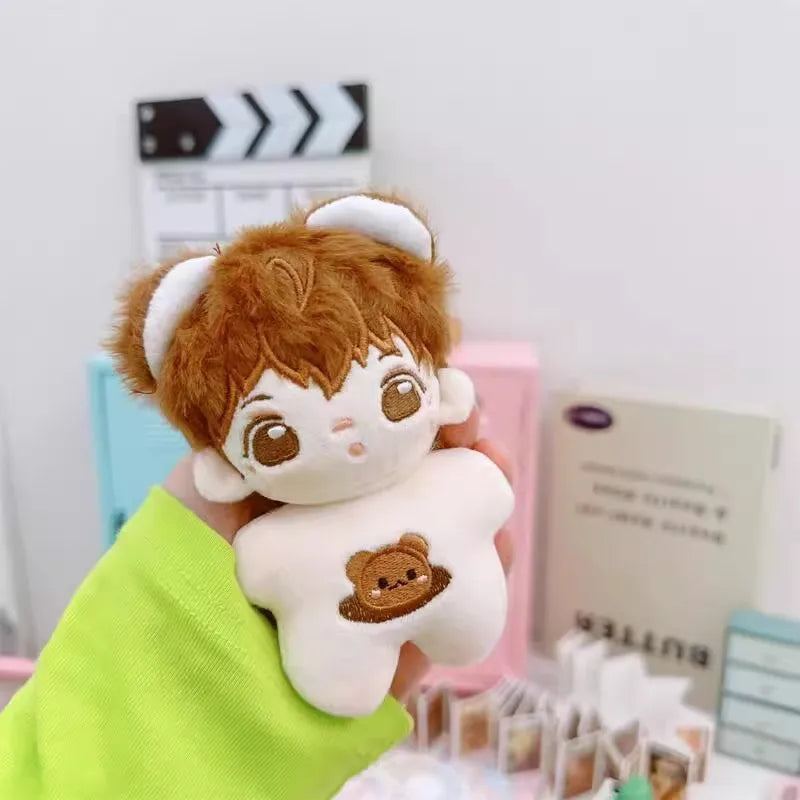 10cm Kawaii Animals Unicorn Bunny Coat Suit Mini Idol Soft Cotton Doll DIY Clothes Accessory for Girls Fans Collection Gifts 10cm doll bear / fit 10cm doll
