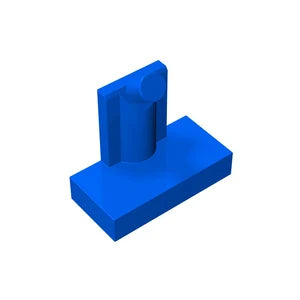 10Pcs MOC Parts 3829 73081 Steering Stand 1 x 2 with Black Steering Wheel Compatible Bricks DIY Building Blocks Particle Kid Toy Bright Blue-23