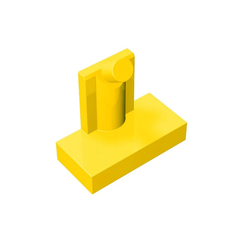 10Pcs MOC Parts 3829 73081 Steering Stand 1 x 2 with Black Steering Wheel Compatible Bricks DIY Building Blocks Particle Kid Toy Bright Yellow-24