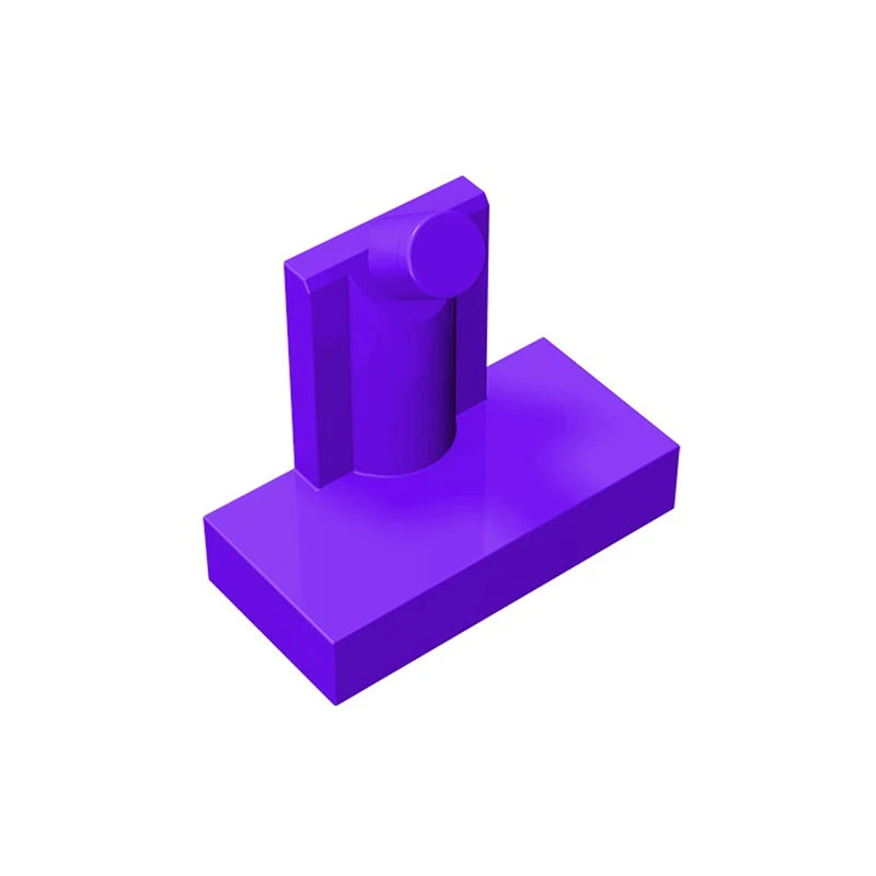 10Pcs MOC Parts 3829 73081 Steering Stand 1 x 2 with Black Steering Wheel Compatible Bricks DIY Building Blocks Particle Kid Toy Medium Lilac-268