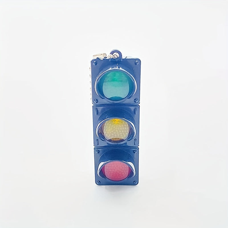 Interactive LED Traffic Light Learning Toy - Educational Gift for Youngsters 14+