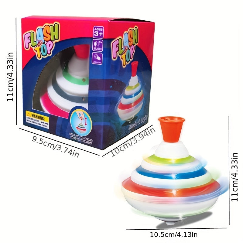 Light-Up Musical Spinning Gyro Toy