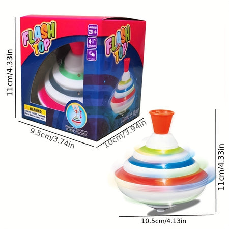 Light-Up Musical Spinning Gyro Toy
