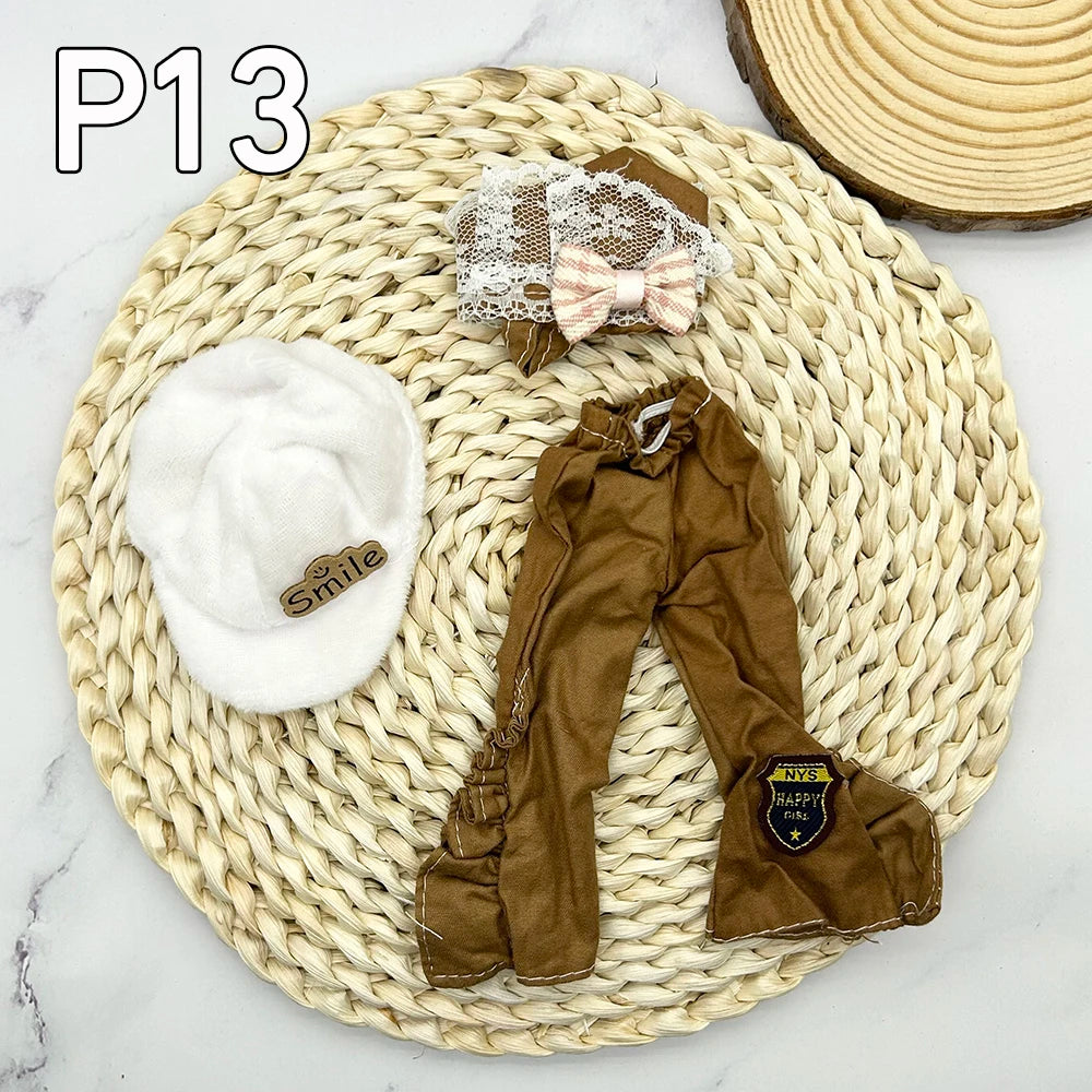 12 Inch Toys Bjd Anime Doll Dollhouse Accessories Kids Girls Skirt Hat Headdress With Clothes 30 CM 4 To 16 Years Dress Up Gifts P-13 clothes / 30 cm