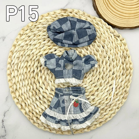 12 Inch Toys Bjd Anime Doll Dollhouse Accessories Kids Girls Skirt Hat Headdress With Clothes 30 CM 4 To 16 Years Dress Up Gifts P-15 clothes / 30 cm