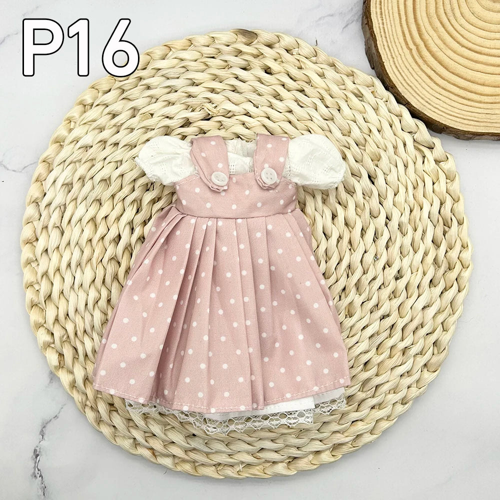 12 Inch Toys Bjd Anime Doll Dollhouse Accessories Kids Girls Skirt Hat Headdress With Clothes 30 CM 4 To 16 Years Dress Up Gifts P-16 clothes / 30 cm