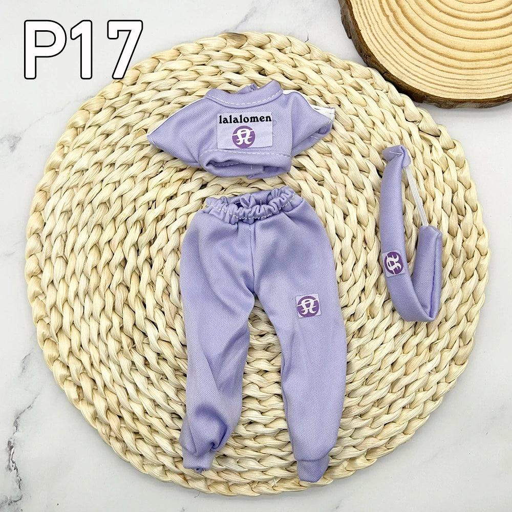 12 Inch Toys Bjd Anime Doll Dollhouse Accessories Kids Girls Skirt Hat Headdress With Clothes 30 CM 4 To 16 Years Dress Up Gifts P-17 clothes / 30 cm