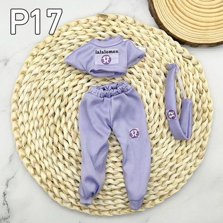 12 Inch Toys Bjd Anime Doll Dollhouse Accessories Kids Girls Skirt Hat Headdress With Clothes 30 CM 4 To 16 Years Dress Up Gifts P-17 clothes / 30 cm