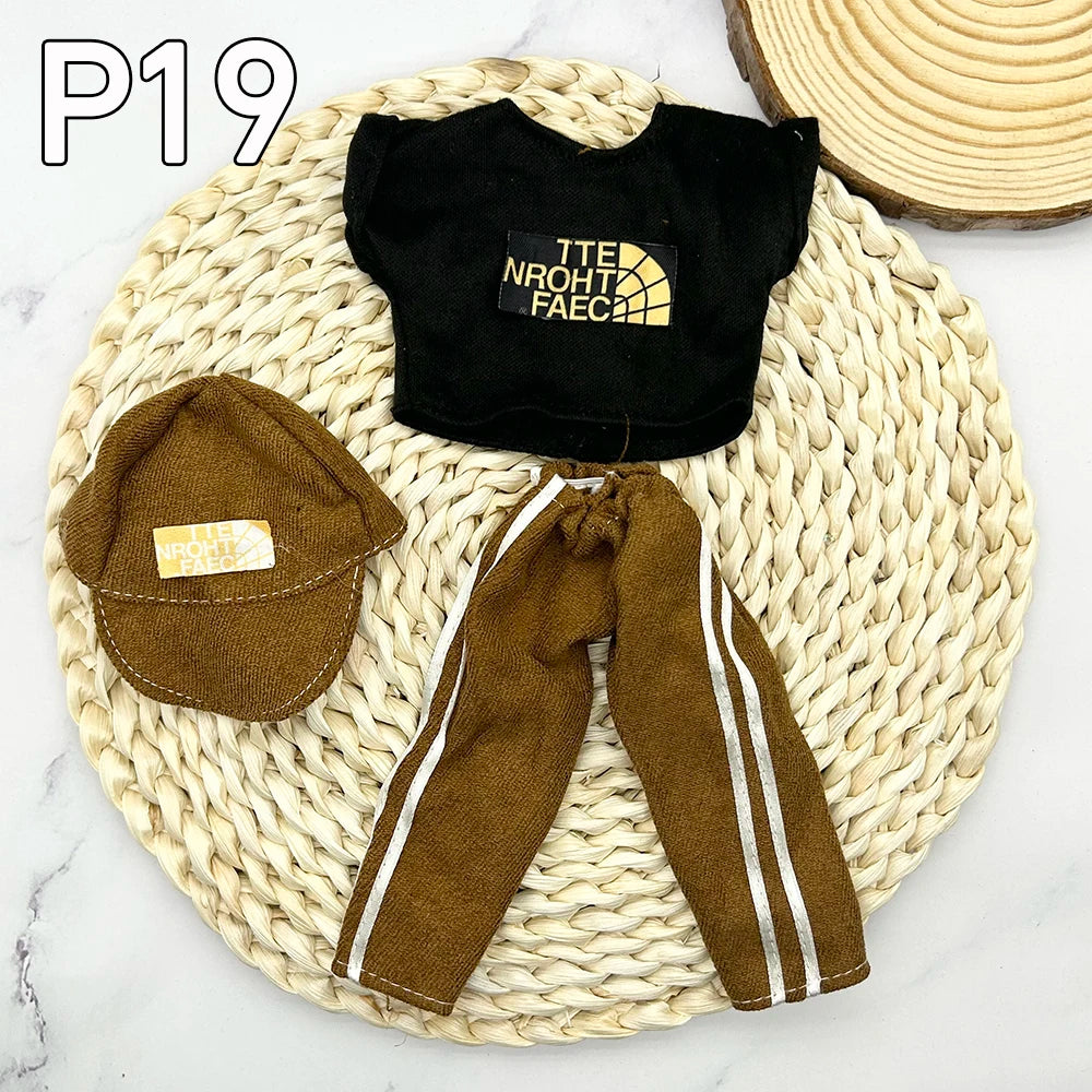 12 Inch Toys Bjd Anime Doll Dollhouse Accessories Kids Girls Skirt Hat Headdress With Clothes 30 CM 4 To 16 Years Dress Up Gifts P-19 clothes / 30 cm