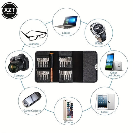 25 in 1 Mini Precision Screwdriver Magnetic Set - For IPhone Camera Watch PC
