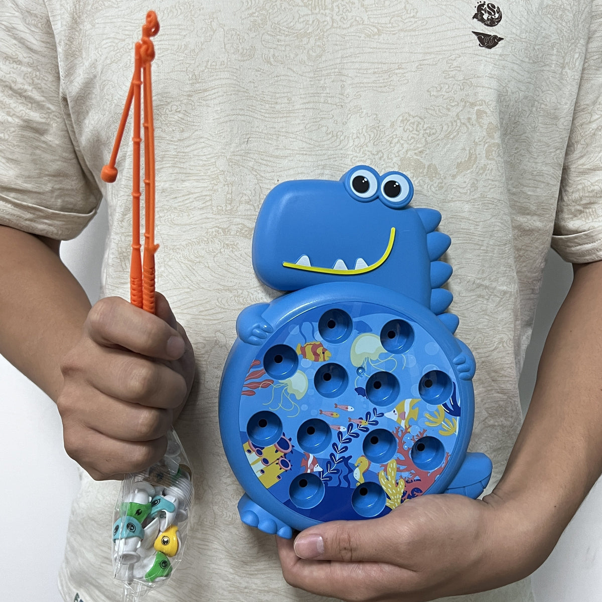 Dinosaur Fishing Plate Toy