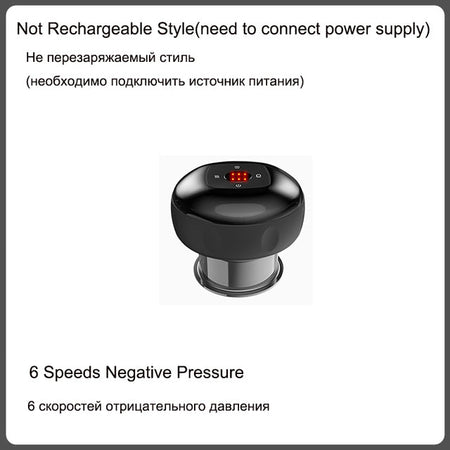 Negative Pressure Jars Infrared Red Light Guasha Magnetic Body Scraping Therapy Electric Vacuum Suction Massage Cupping For Pain