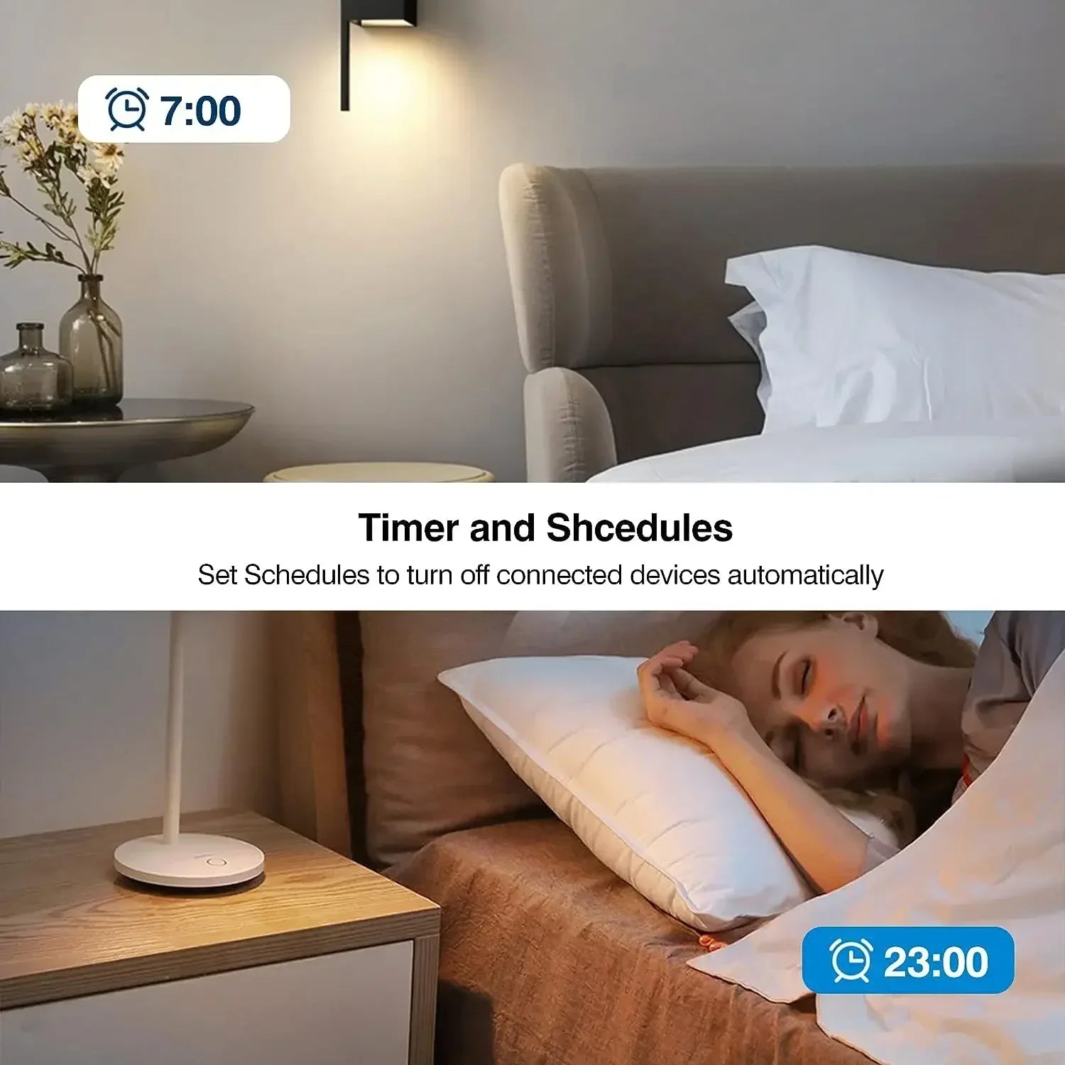 16A Tuya WiFi Smart Switch 2-way Control with Power Monitor Switch Mini Smart Breaker Smart Life Control Alexa Via Google Home