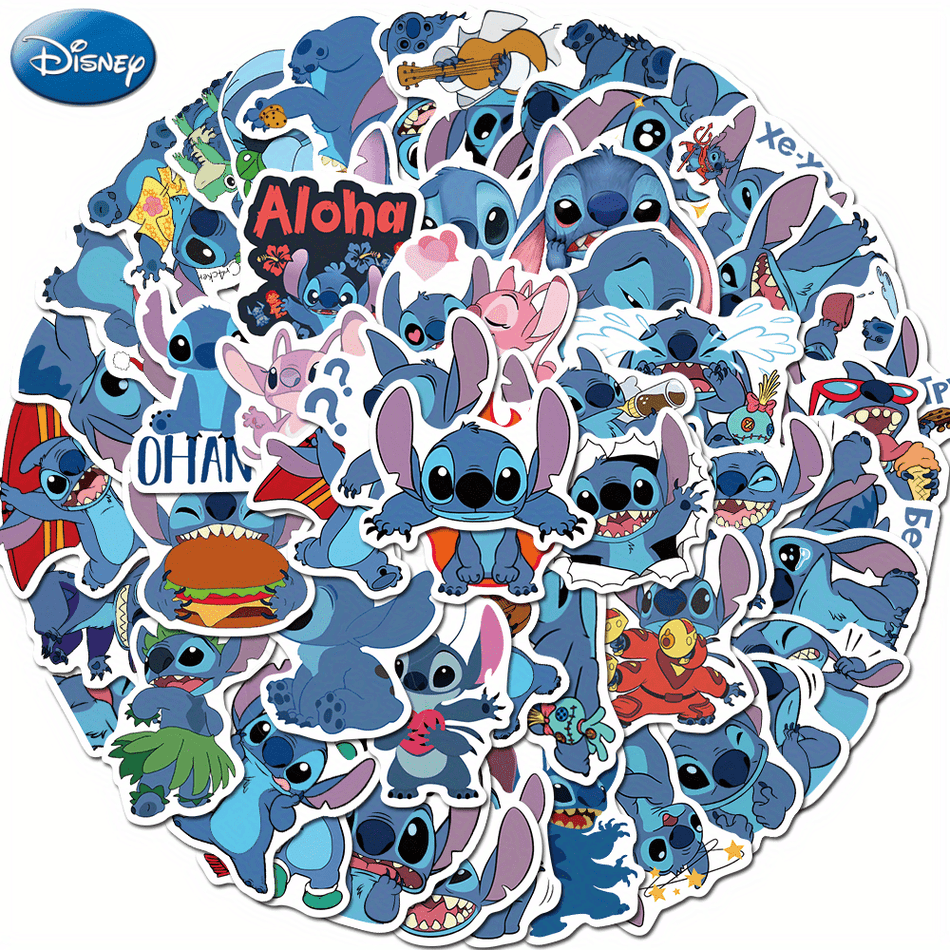 Disney Rainbow Stitch Çıkartmaları - 50 adet (£XYZ) - Kıbrıs