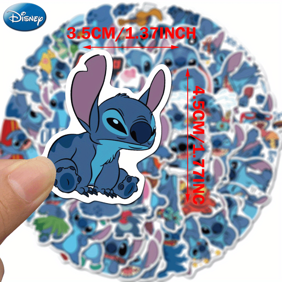 Disney Rainbow Stitch Stickers - 50pcs (£XYZ) - Cyprus
