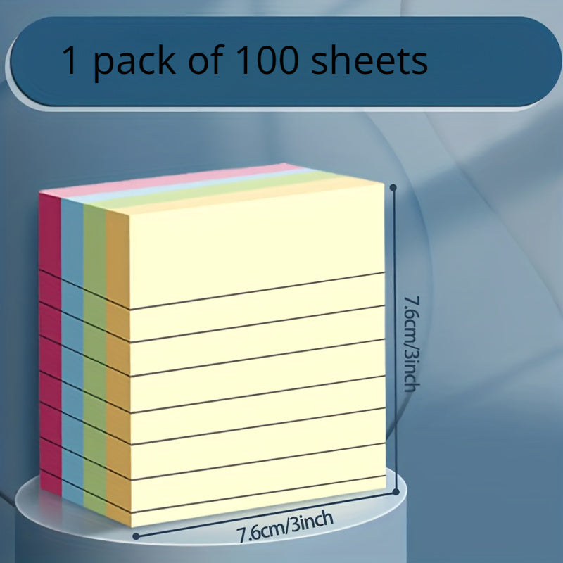 Colorful Horizontal Line Sticky Notes - Fantasy Design - Cyprus