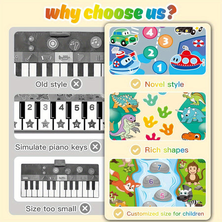 Montessori Toy Dance Pad Sing Floor Mat