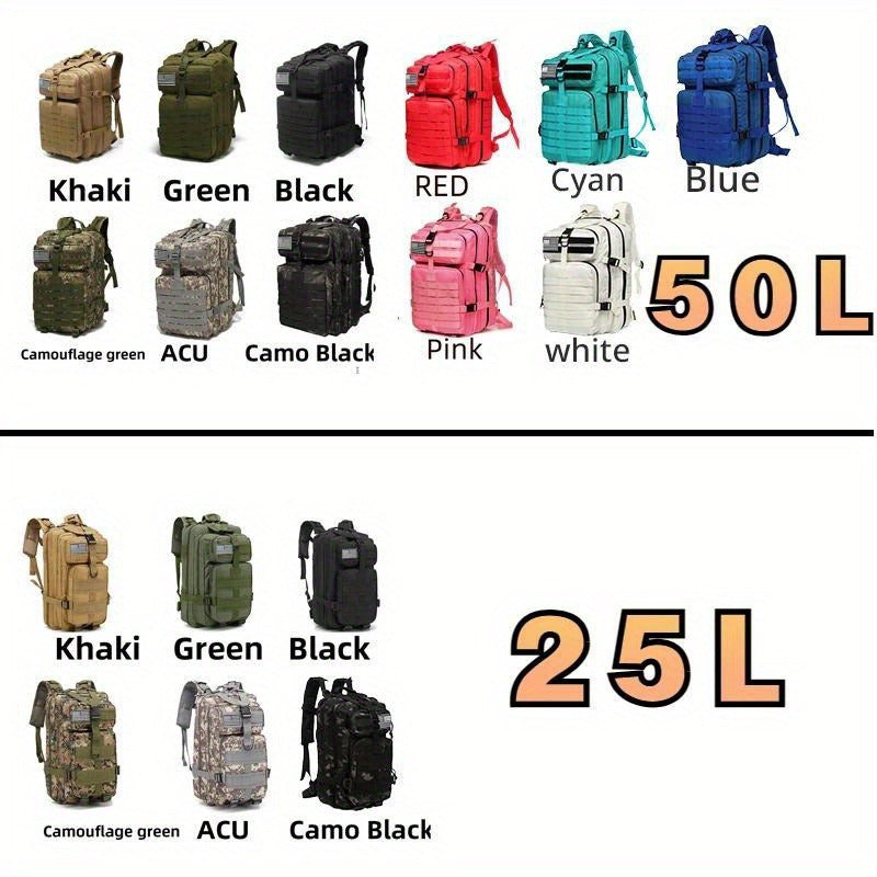 1000D Nylon Waterproof Rucksack for Outdoor Adventures