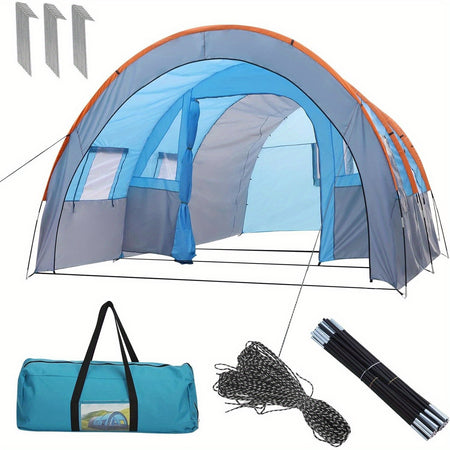 XXL Large Tunnel Tent &ndash; Spacious Design for 4-6 People