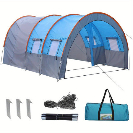 XXL Large Tunnel Tent &ndash; Spacious Design for 4-6 People
