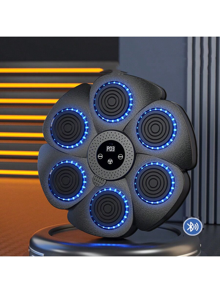 Upgraded USB Charging Bluetooth Music Boxing Machine - Wall-Mounted Home Training Pad One-Size