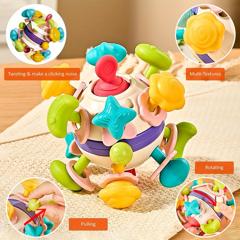 ROYLANZ Baby Sensory Teething Toy for Infants and Toddlers