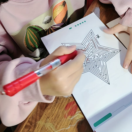 192 Patterns Concentration Maze Training Book - Fun Educational Toy for Kids