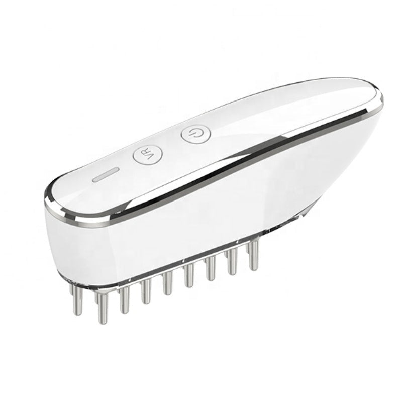 Portable Home Spa Electric Innovation Rf Ems Hair Head Silicone Scalp Meridian Massager Shampoo Hair Comb Brush Device