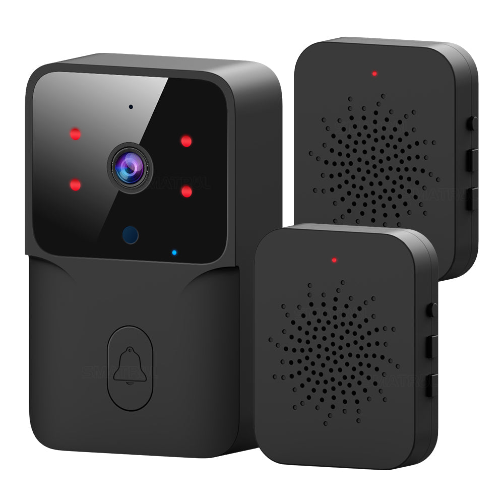 Smartlife And Tuya Wireless Intelligent Wifi Doorbell Outdoor High-Definition Camera Anti-Theft Door Bell