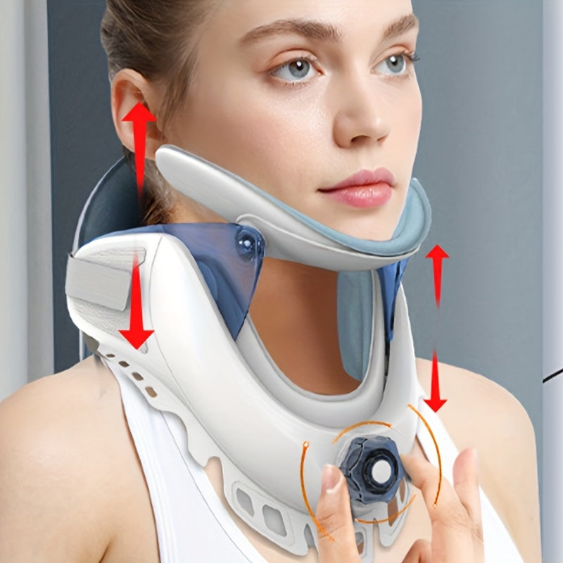 Pelvifine Adjustable Cervical Neck Collar - Durable Traction Brace for Posture Support &amp; Comfort