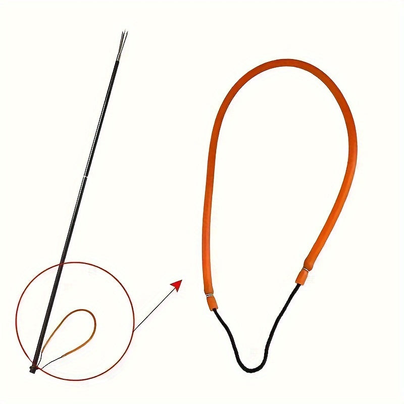 GTQPS Heavy-Duty Latex Fishing Hand Pole Spear Sling &ndash; Durable High-Elasticity Spearfishing Band