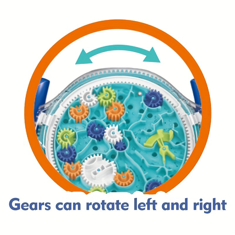 Kids 3D Gear Maze Disk Toy Tabletop Game