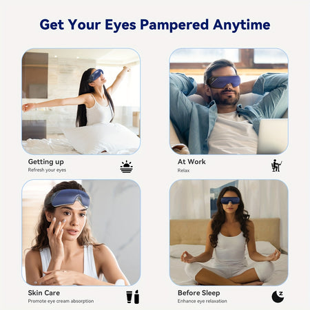 Hot Eye Massager - Music Eye Mask No Electricity For Home