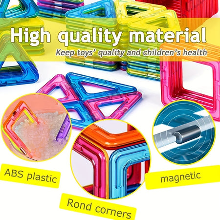Magnetic Building Blocks DIY Designer Educational Toy Set