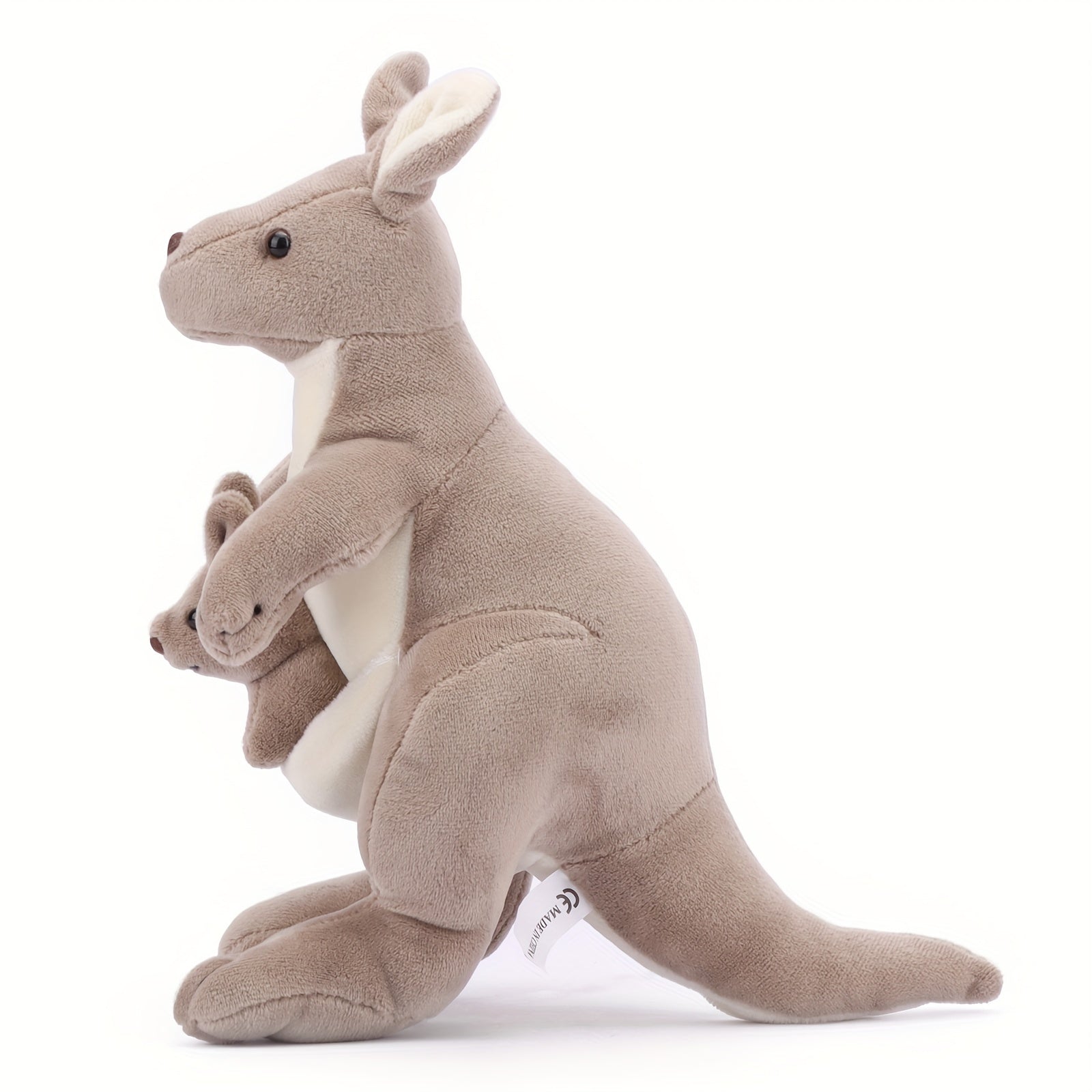 Cuddly Kangaroo &amp; Baby Plush Toy Set - Perfect Gift for Babies 0-3 Years