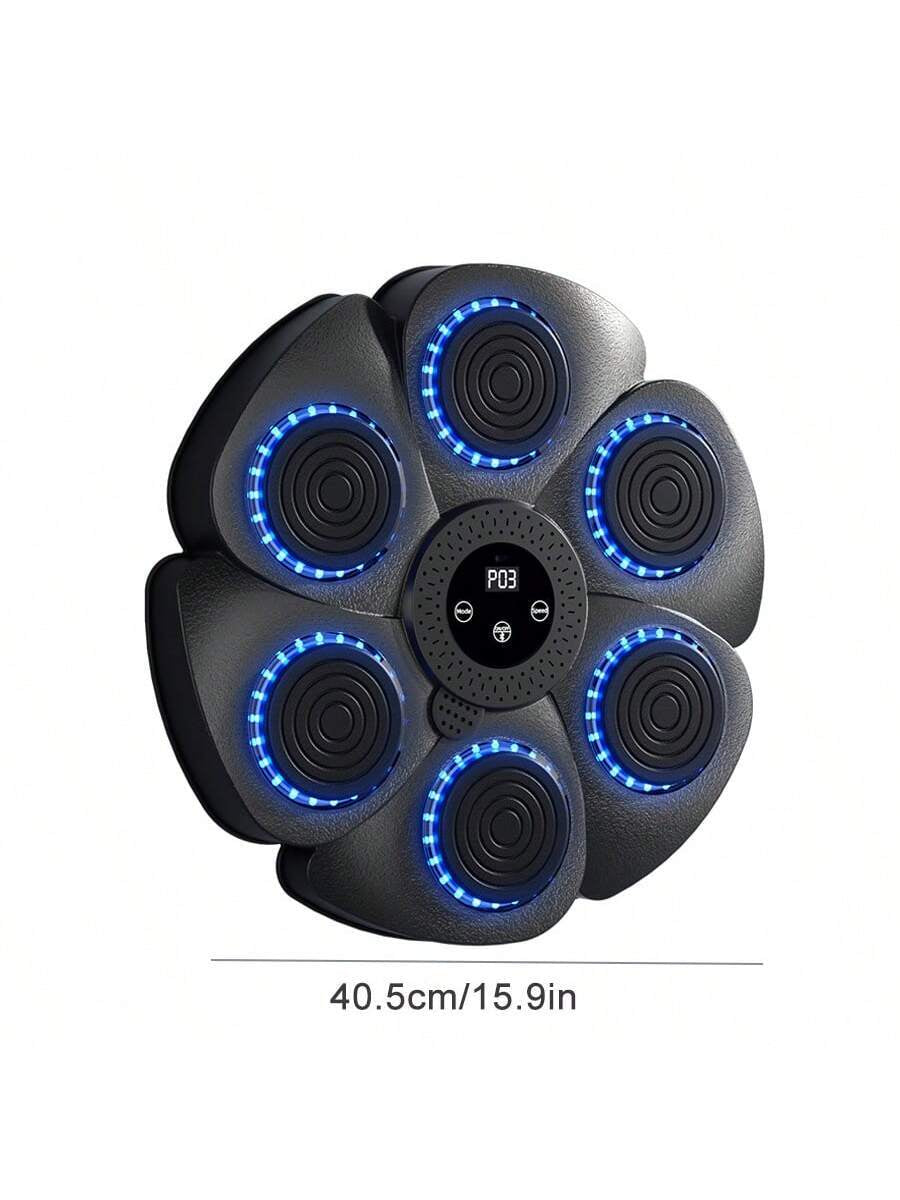 Upgraded USB Charging Bluetooth Music Boxing Machine - Wall-Mounted Home Training Pad