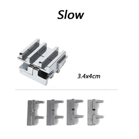 1pc Classic IQ Metal Brain teaser Magic Baffling Puzzle Brainstring Jigsaw Game Unlocking Unlooping Novel Toy for Children Adult Slow