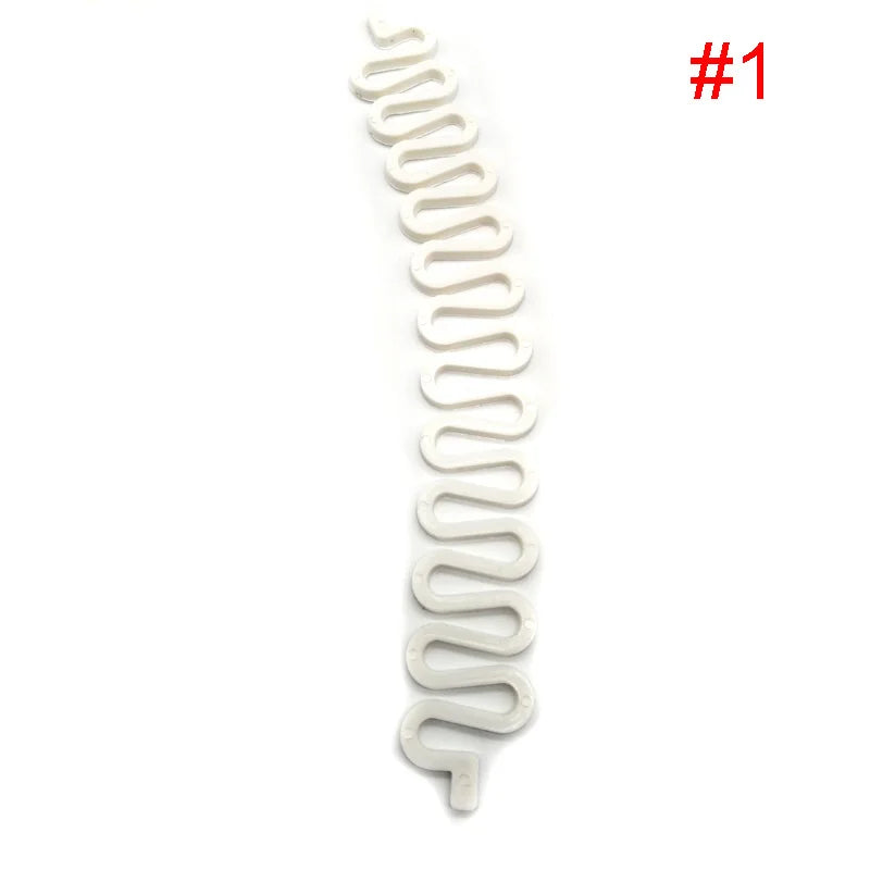 1PCS Charming French Style Women Girls DIY Hair Braiding Tool Roller Hook With Magic Twist Styling Bun Maker Plait Tools 1pc color1