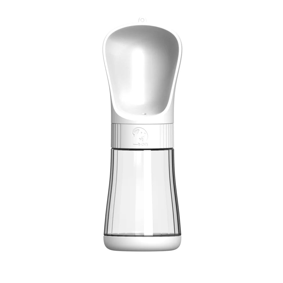 2 In 1 Portable Dog Water Bottle For Small Large Dogs Cats Outdoor Walking Drinking Bowls Pet Feeder Puppy Chihuahua Supplies WHITE / 320MLwater 170MLfood