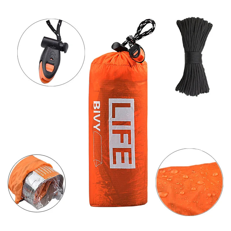 2-Person Emergency Shelter &amp;amp; Sleeping Bag Kit