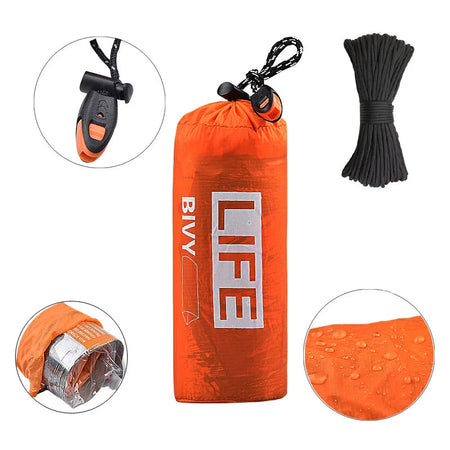 2-Person Emergency Shelter &amp;amp; Sleeping Bag Kit